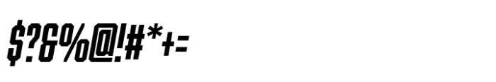 Ace Ultra Compressed Bold Right Font OTHER CHARS