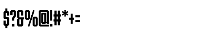 Ace Ultra Compressed Bold Font OTHER CHARS