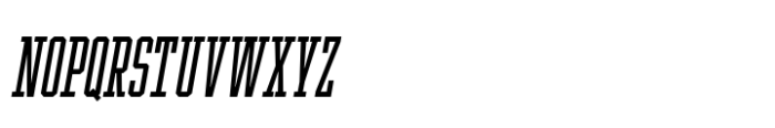 Ace Ultra Compressed Regular Right Font UPPERCASE