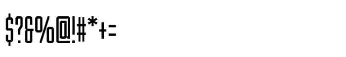 Ace Ultra Compressed Regular Font OTHER CHARS