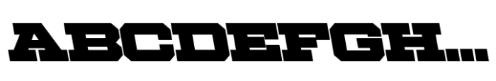 Ace Wide Super Left Font