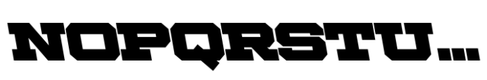 Ace Wide Super Left Font UPPERCASE