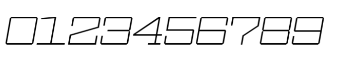 Ace Wide Thin Right Font OTHER CHARS