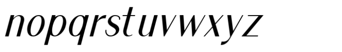 Aceisida Italic Font LOWERCASE