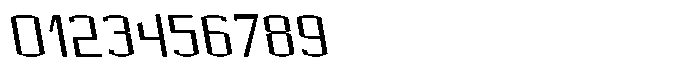 Acel Gothic Backslant Font OTHER CHARS