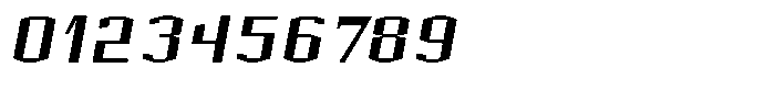 Acel Gothic Bold Italic Font OTHER CHARS