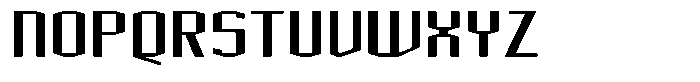Acel Gothic Bold Font UPPERCASE