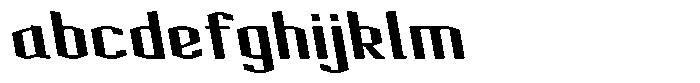 Acel Gothic Extrabold Backslant FONT