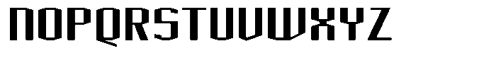 Acel Gothic Extrabold Font UPPERCASE