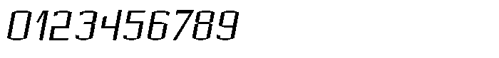 Acel Gothic Italic Font OTHER CHARS