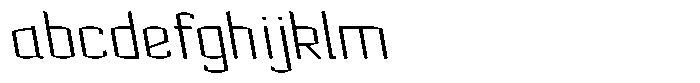 Acel Gothic Light Backslant FONT