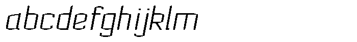 Acel Gothic Light Italic FONT