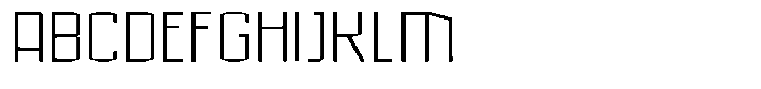 Acel Gothic Light Font UPPERCASE