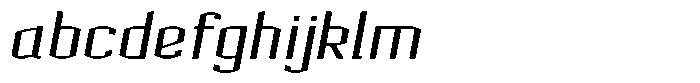 Acel Gothic Medium Italic FONT
