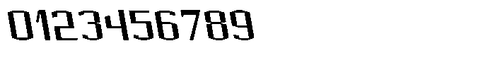 Acel Gothic Semibold Backslant Font OTHER CHARS