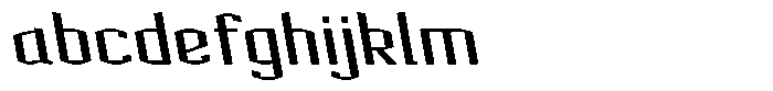 Acel Gothic Semibold Backslant FONT