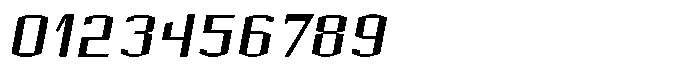 Acel Gothic Semibold Italic Font OTHER CHARS