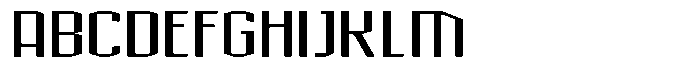 Acel Gothic Semibold Font UPPERCASE