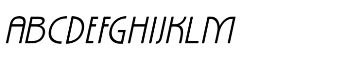 Acelina Italic Font UPPERCASE