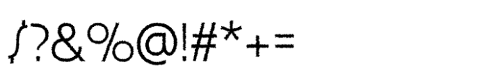 Acelina Rough Regular Font OTHER CHARS