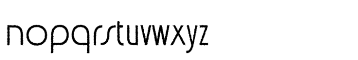 Acelina Rough Font LOWERCASE