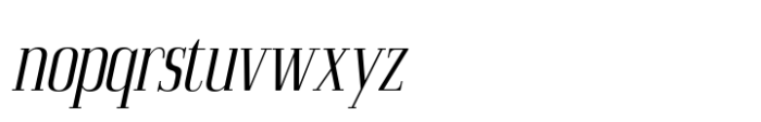 Acelon Italic Font LOWERCASE