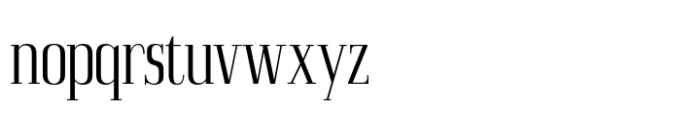 Acelon Regular Font LOWERCASE