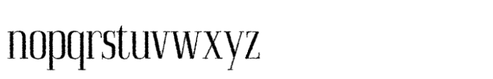 Acelon Rough Font LOWERCASE