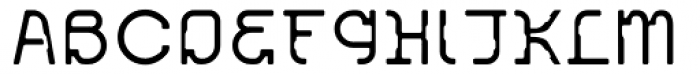 Acetone Regular Font UPPERCASE