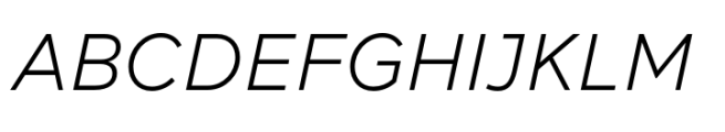 Acherus Feral Light Italic Font UPPERCASE