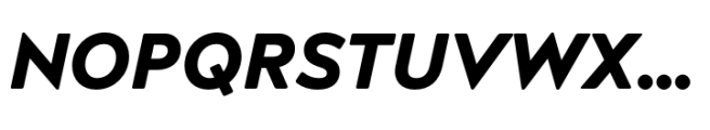 Acherus Grotesque Black Italic Font UPPERCASE