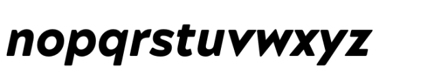 Acherus Grotesque Black Italic Font LOWERCASE