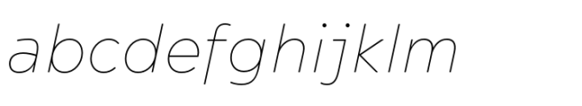 Acherus Grotesque Thin Italic FONT