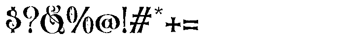 Achimeng Rough Font OTHER CHARS