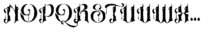 Achimeng Rough Font UPPERCASE