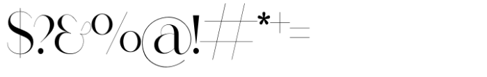 Achosmon Regular Font OTHER CHARS