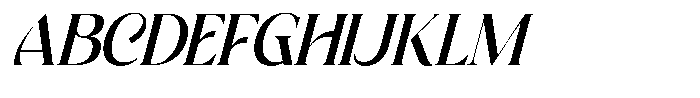 Achroma Editorial italic Font UPPERCASE