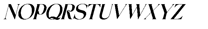 Achroma Editorial italic Font UPPERCASE