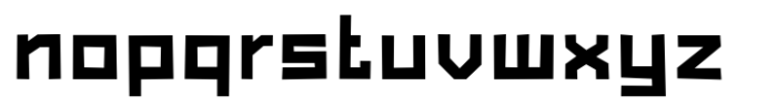 Acidsquare Std Regular Font LOWERCASE