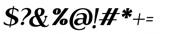 Acosta Black Italic Font OTHER CHARS