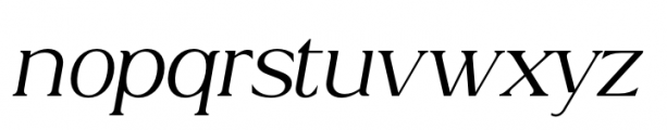 Acosta Light Italic Font LOWERCASE