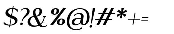 Acosta Semi Bold Italic Font OTHER CHARS