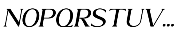 Acosta Semi Bold Italic Font UPPERCASE