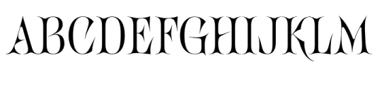 Acris Bold Font UPPERCASE
