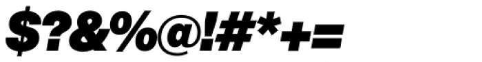 Acronym ExtraBlack Italic Font OTHER CHARS