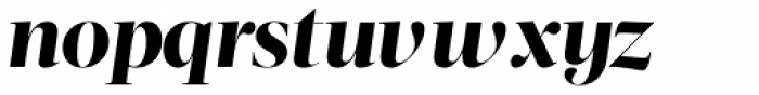 Acta Display ExtraBold Italic Font LOWERCASE