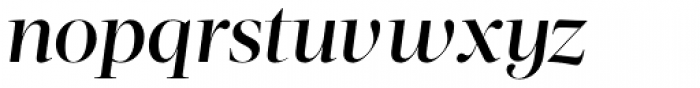 Acta Display Medium Italic Font LOWERCASE