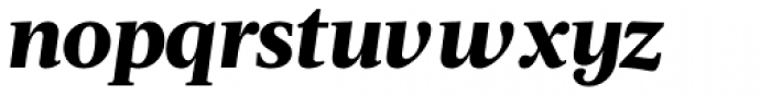 Acta ExtraBold Italic Font LOWERCASE