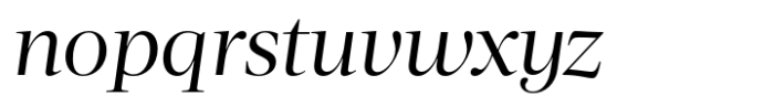 Acta Pro Headline Book Italic Font LOWERCASE