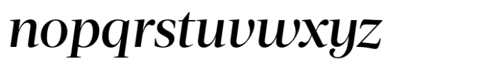 Acta Pro Headline Medium Italic Font LOWERCASE